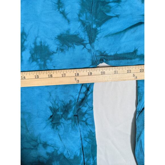 All in Motion Sweatshirt XS Long Sleeve Tie Dye French Terry Crewneck Thumbholes - Picture 7 of 10